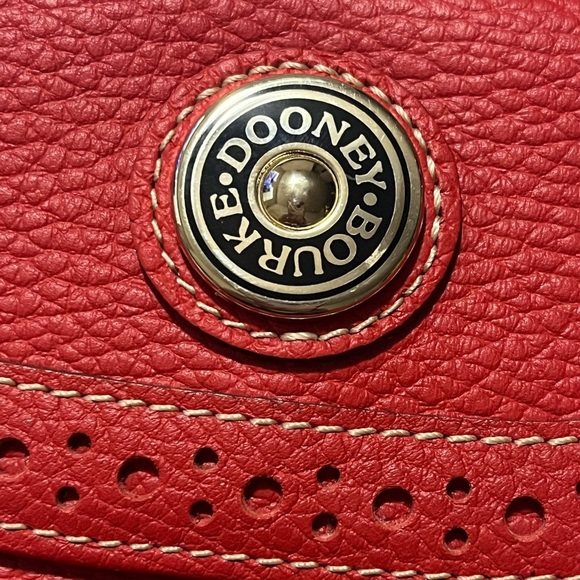 Dooney & Bourke Red Leather Wallet - Picture 8 of 14